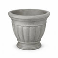 Pflanzkübel Blumenkübel aus Faserzement rund grau Ø 50 cm Höhe 50 cm